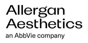 AllerganAesthetics logo stacked endorser blk rgb