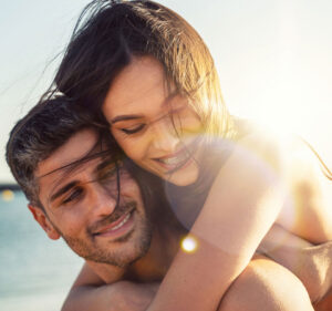 plastic surgery couple in the sun